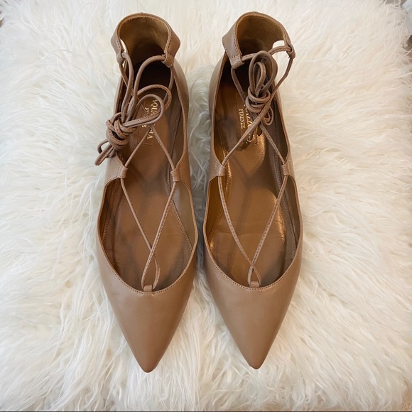 Aquazurra Christy lace-up flats - Picture 5 of 7